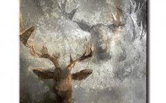 Abstract Deer Wall Art