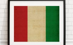 Italian Flag Wall Art