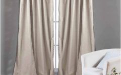 Solid Cotton Curtain Panels