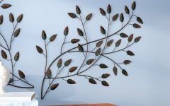 Leaves Metal Sculpture Wall Decor by Winston Porter