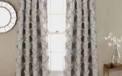 Ruffle Diamond Curtain Panel Pairs