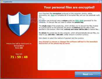CryptoLocker Ransomware Information Guide and FAQ