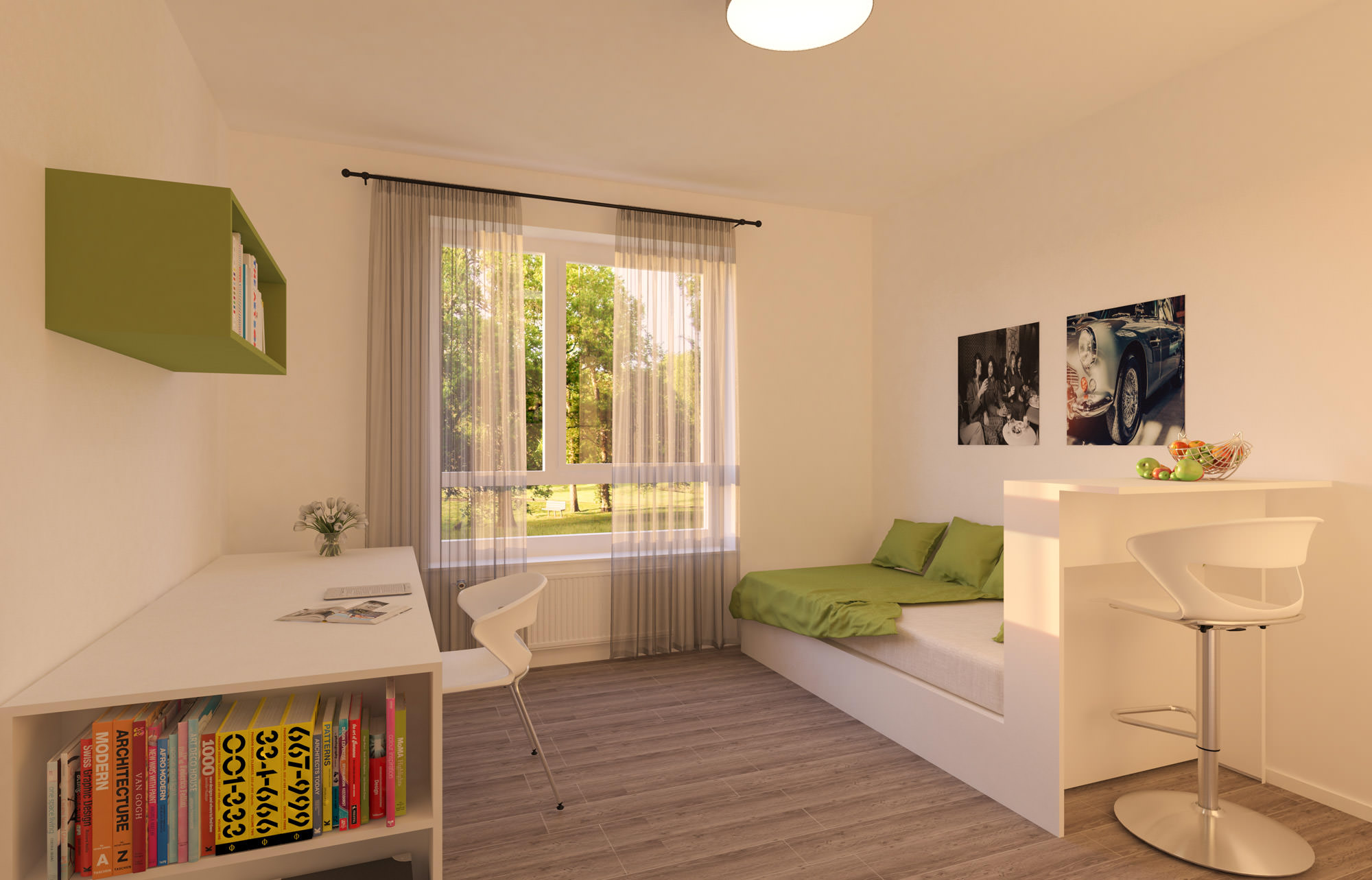 Möbelierte Zweiraum Wohnung für Studenten in Hildesheim