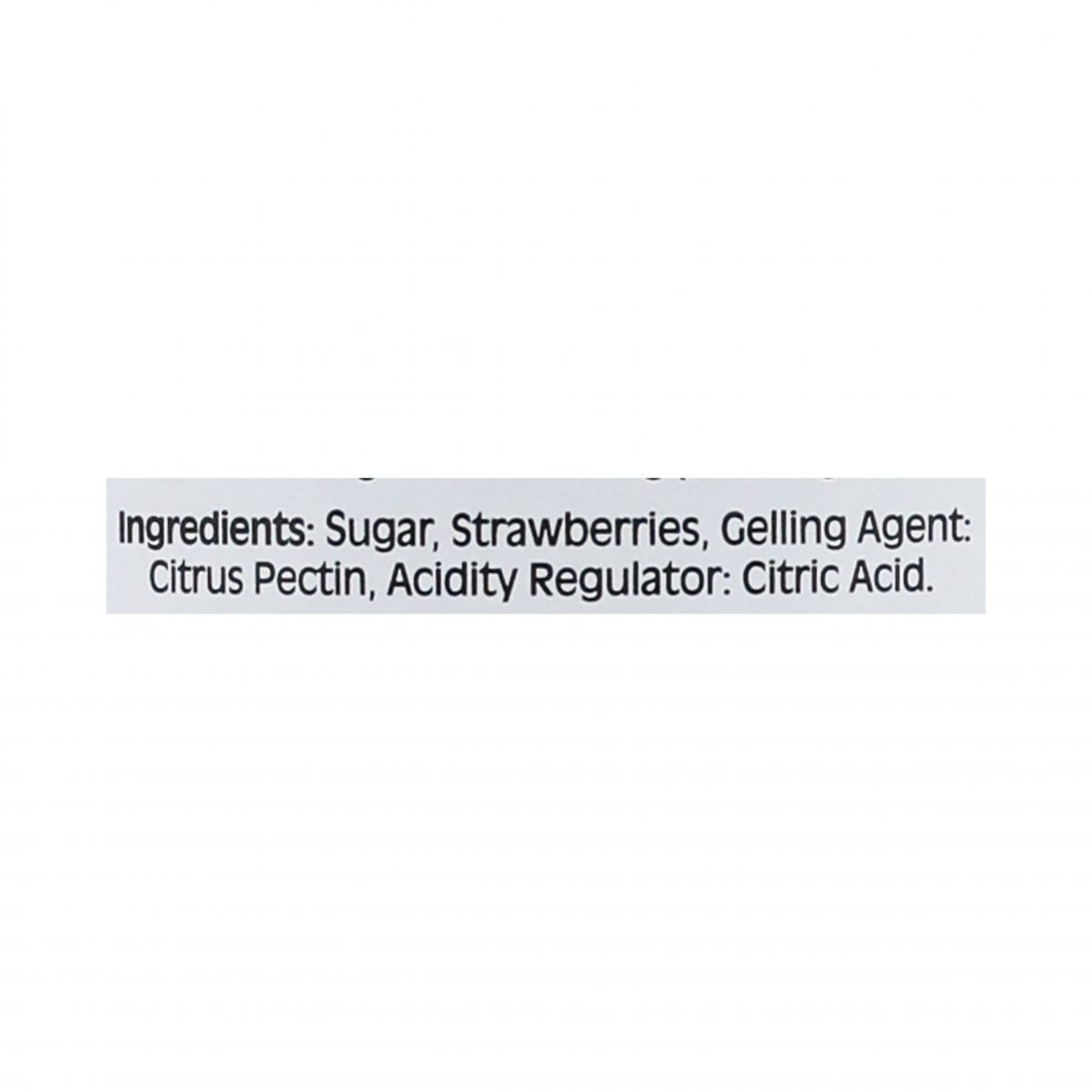 Tiptree Strawberry Jam Ingredients