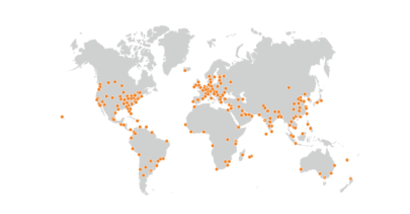 Global network - transparent - image