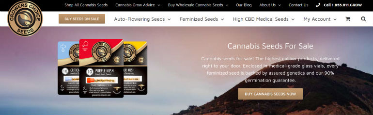 Growers Choice Seeds Website