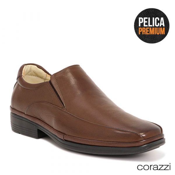Sapato Masculino Super Leve Pelica Premium Marrom