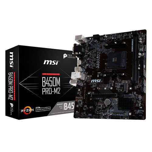 MSI Motherboard B450M PRO-M2 (AMD Ryzen)