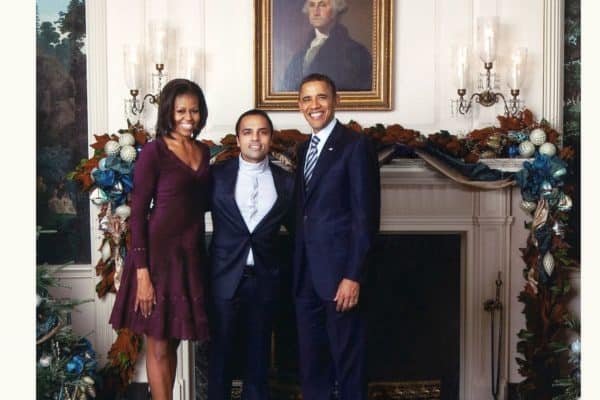 Gurbaksh Chahal With Barack Obama and Michelle Obama - Digpu