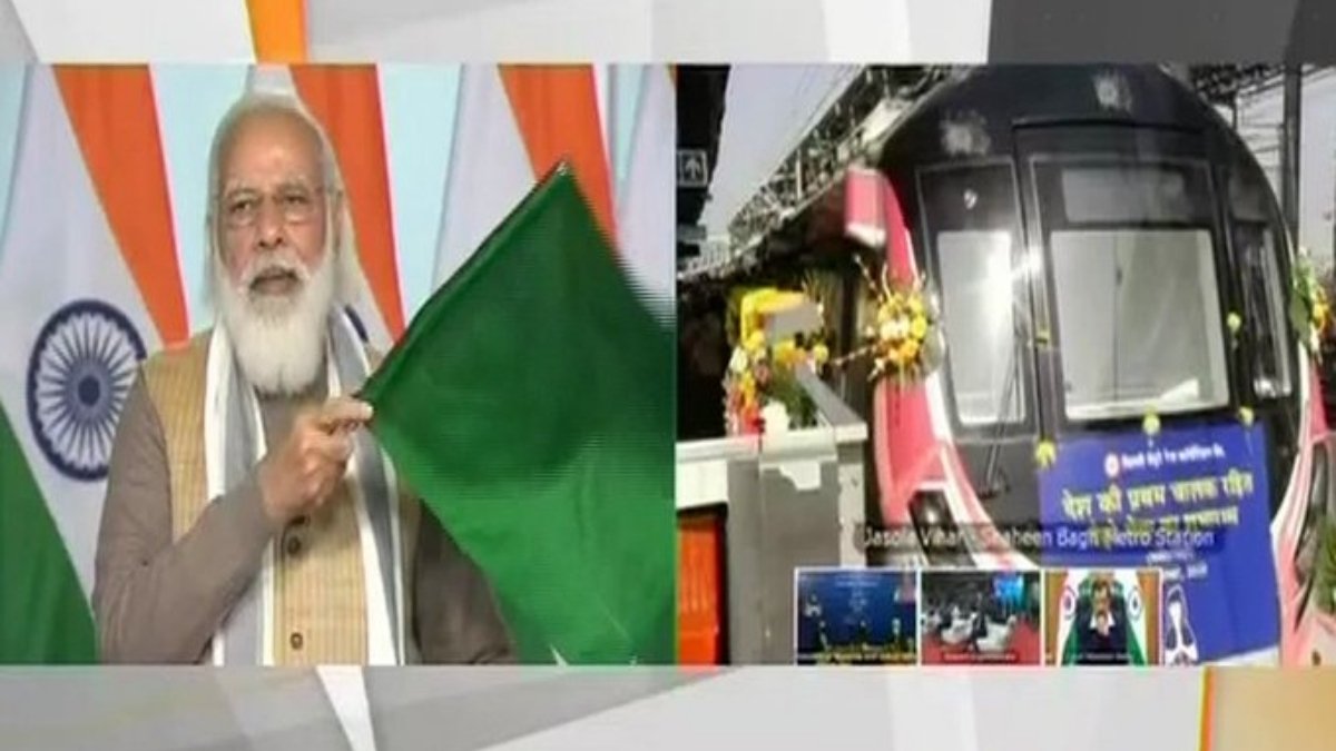 PM Modi inaugurates India's first-ever driverless metro train