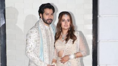 Varun Dhawan make first appearance post-wedding