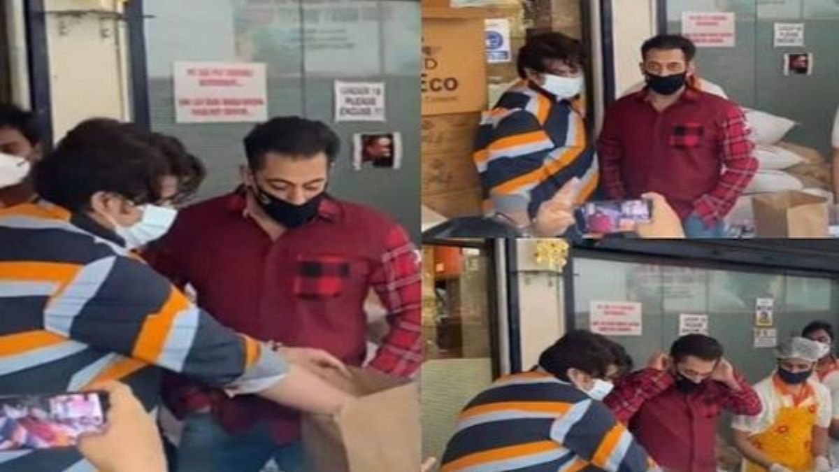 Salman Khan visits 'Bhaijaanz Kitchen' to check the food quality