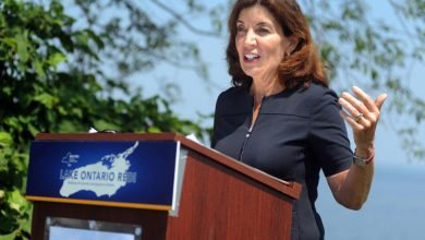 Democrat Kathy Hochul becomes the first female governor of New York