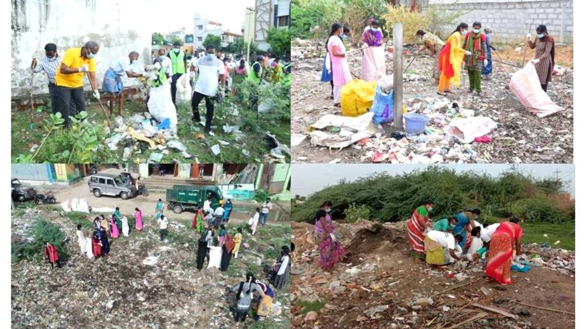 Plastic Waste Collection Drive in Ranipet District