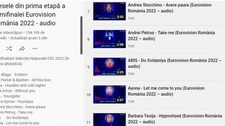 Eurovision 2022 Selecția Națională: Artista pop Aris, tânărul maramureșean Andrei Petruș și cântăreți mai mult consacrați sau debutanți. Vezi aici toată lista!