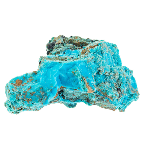 An aqua colored stone.