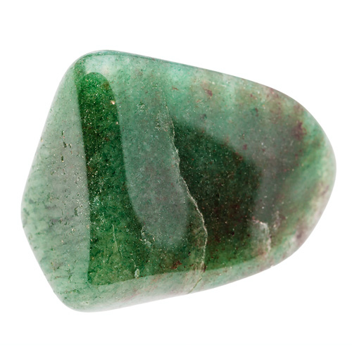 Green polished stone