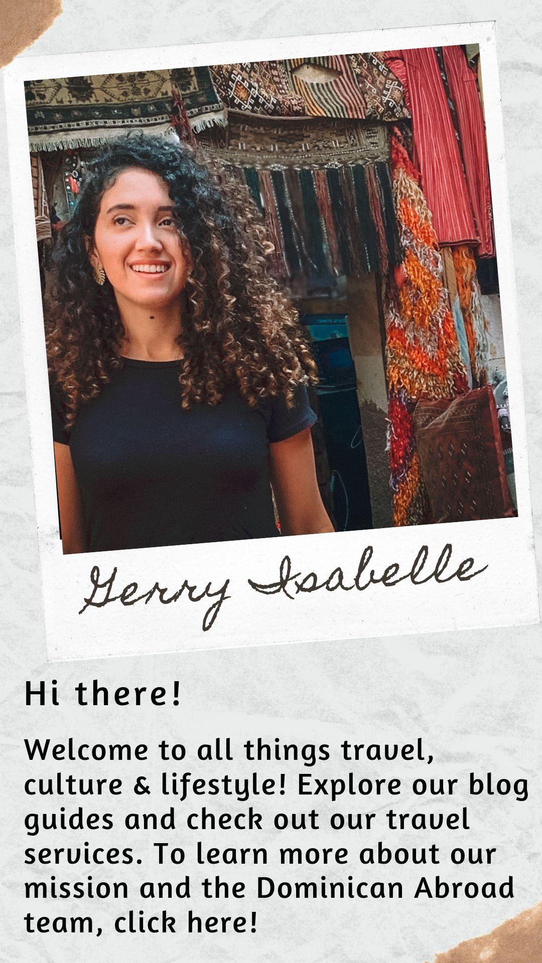 Hi There! Welcome to all things travel, culture & lifestyle! Explore our blog guides and check out our travel services. To learn more about our mission and the Dominican Abroad team, click here!