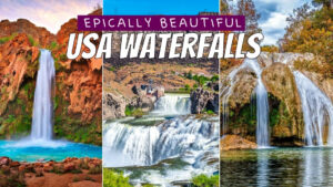 three waterfalls from the usa
