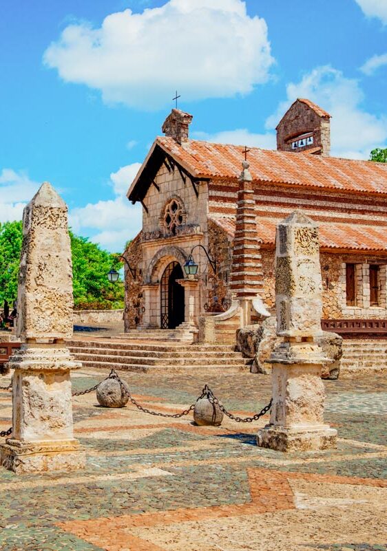 An old church building in the Dominican Republic.