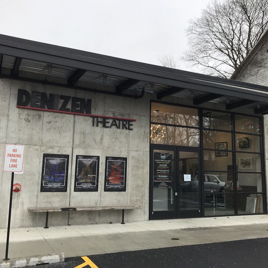The entrance of the Denizen Theatre in New Paltz