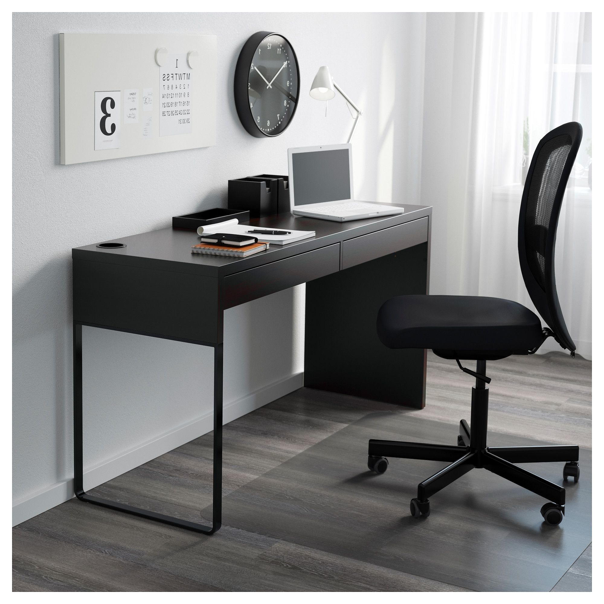 Current Ikea Mn Computer Desks For Micke Desk – Black Brown – Ikea (Gallery 13 of 20)