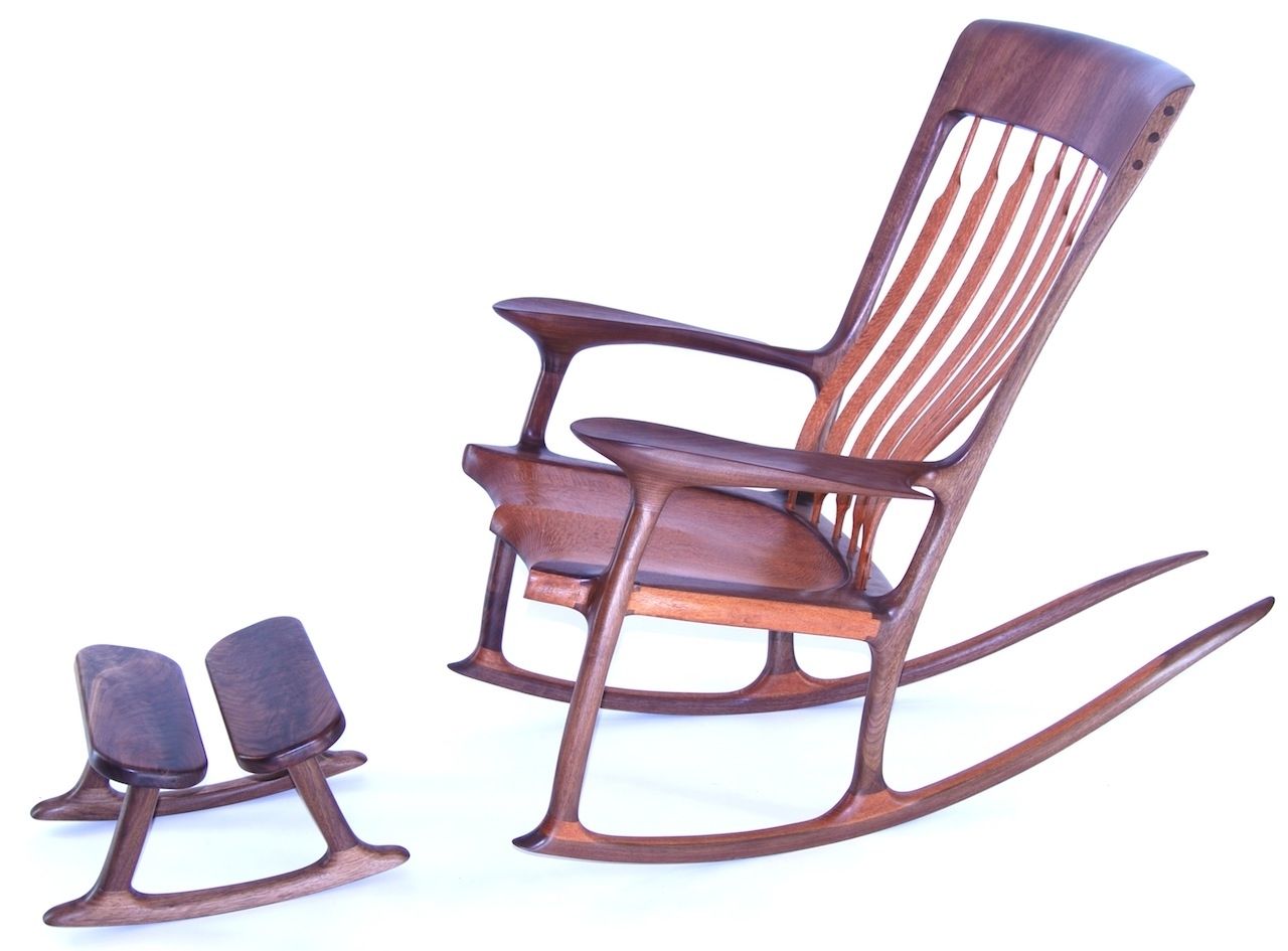 Featured Photo of Rocking Chairs With Footstool