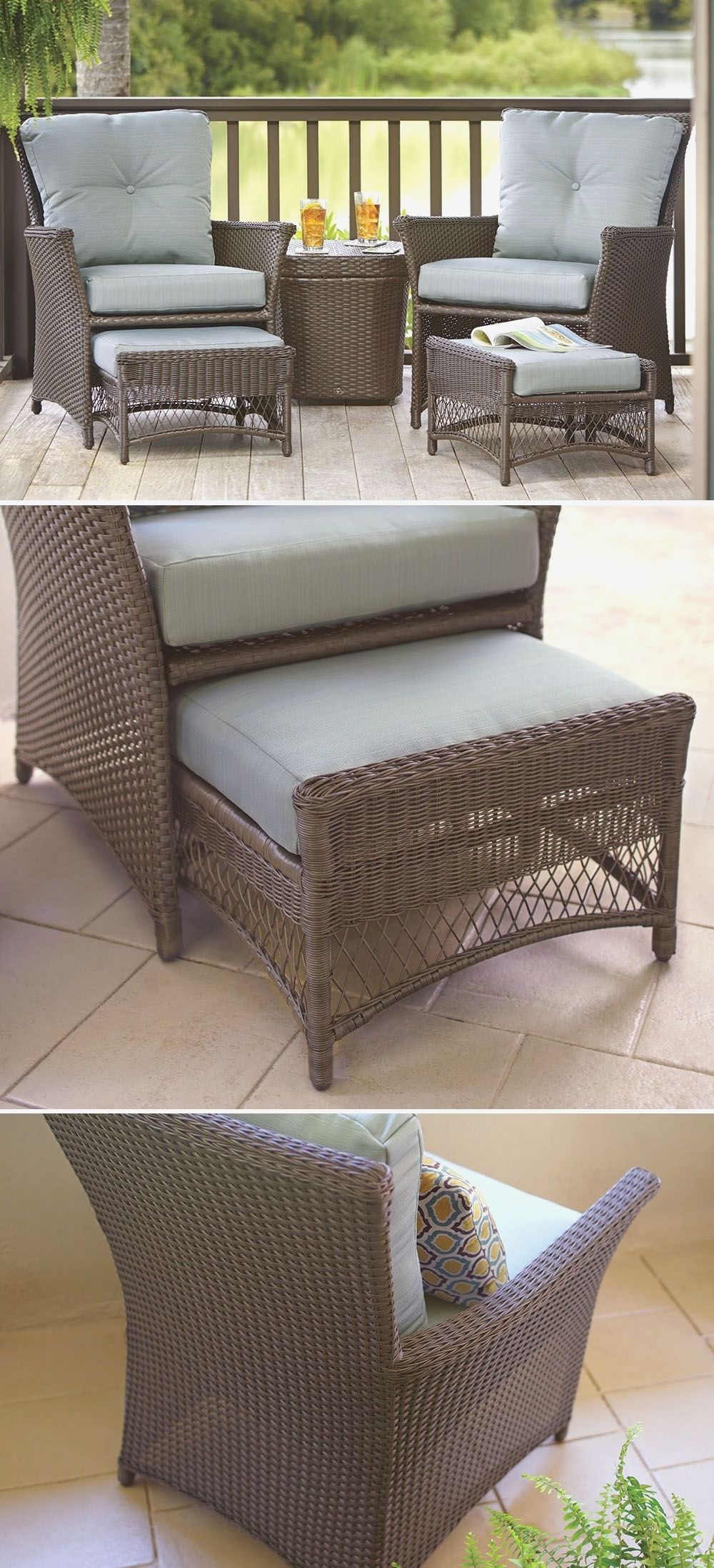 Featured Photo of Patio Conversation Sets For Small Spaces