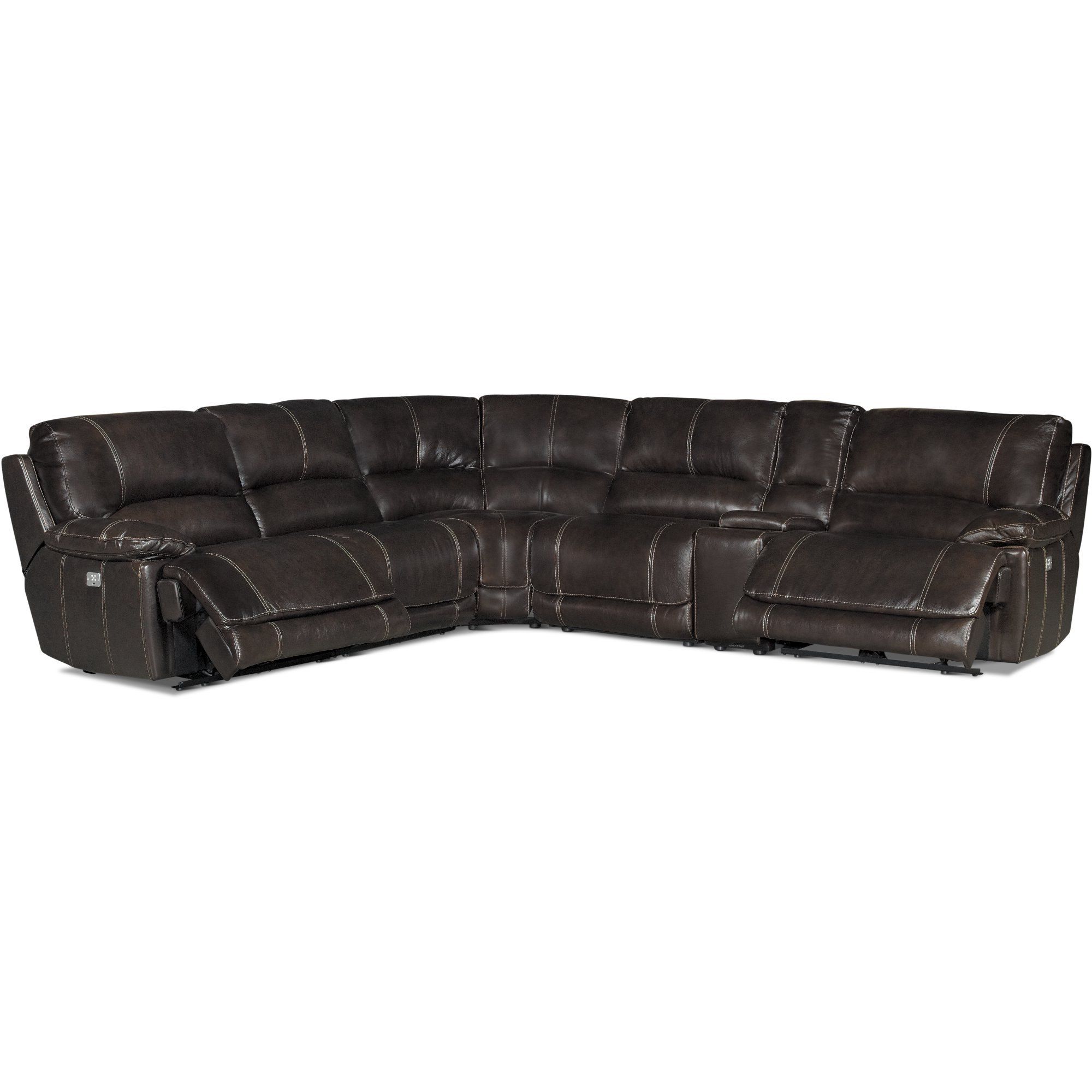 Calder Grey 6 Piece Manual Reclining Sectionals For Popular Winsome Recliner Cuddler Brown Piece Manual Reclining Sectional Sofa (Gallery 6 of 20)