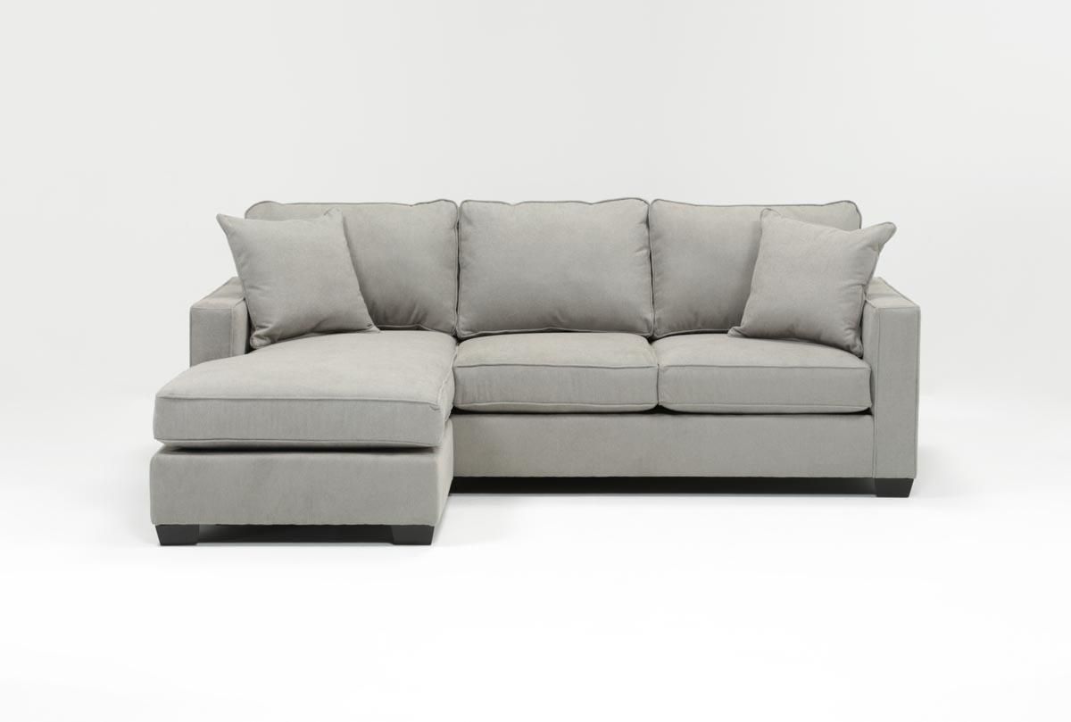 Living Spaces Throughout Egan Ii Cement Sofa Sectionals With Reversible Chaise (Gallery 1 of 20)