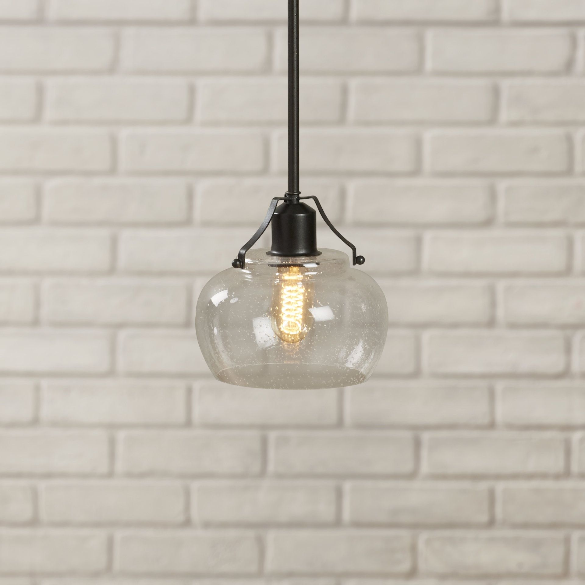 Featured Photo of Abordale 1 Light Single Dome Pendants