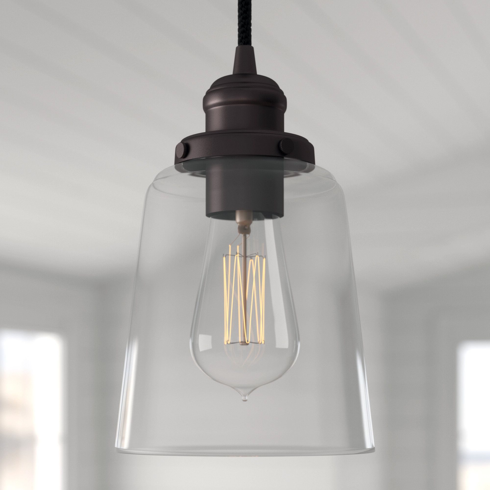 Featured Photo of 1 Light Single Bell Pendants