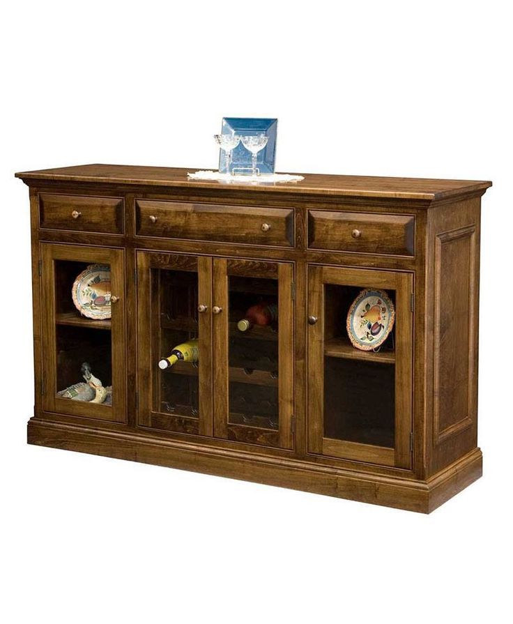 Featured Photo of Francisca 40" Wide Maple Wood Sideboards