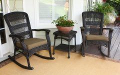 Wicker Rocking Chairs Sets