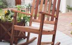 Rocking Chair Outdoor Wooden