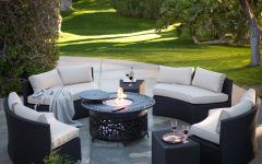 Patio Conversation Sets with Fire Table