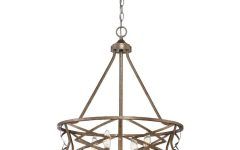 Antique Gold 13-inch Four-light Chandeliers