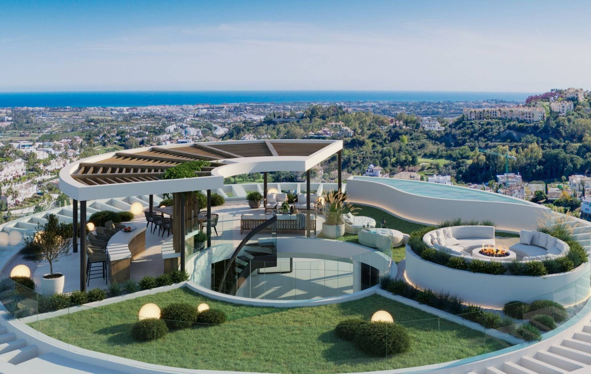 Luxury real estate in Spain - view outside