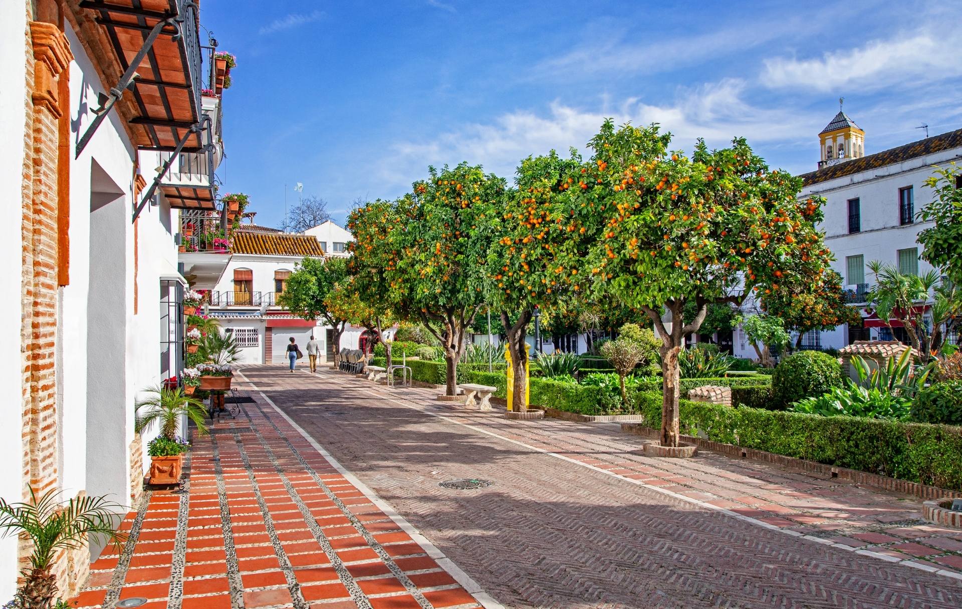 Plaza de Los Naranjos w Marbelli