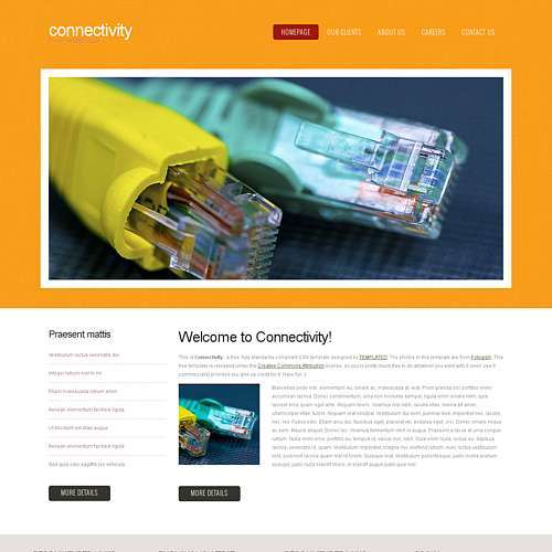 Connectivity html template