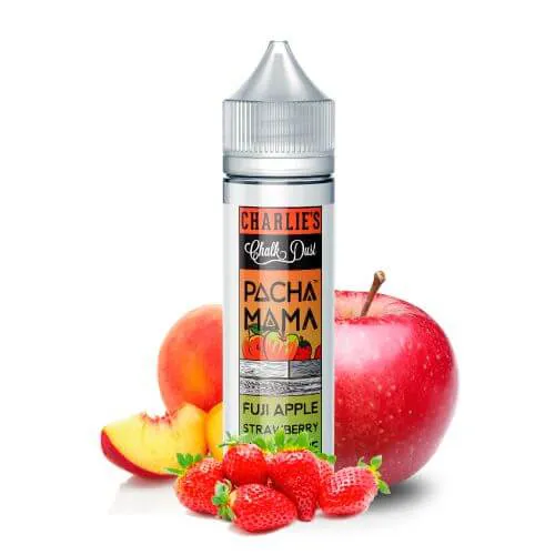 Juice Charlie's Pacha Mama Fuji Apple Strawberry Nectarine - Freebase 60ml - -