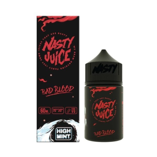 Juice Nasty Bad Blood High Mint - Free Base 60ml - -