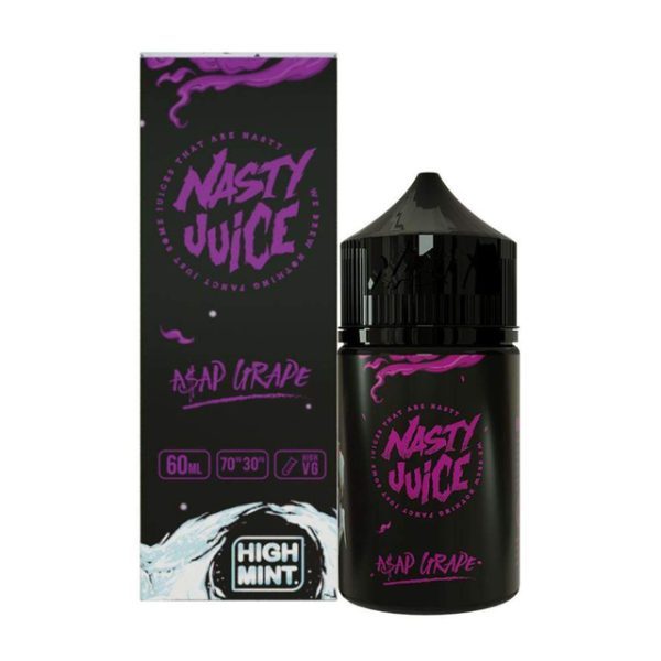 Juice Nasty Juice Asap Grape High Mint - Free Base 60ml - -