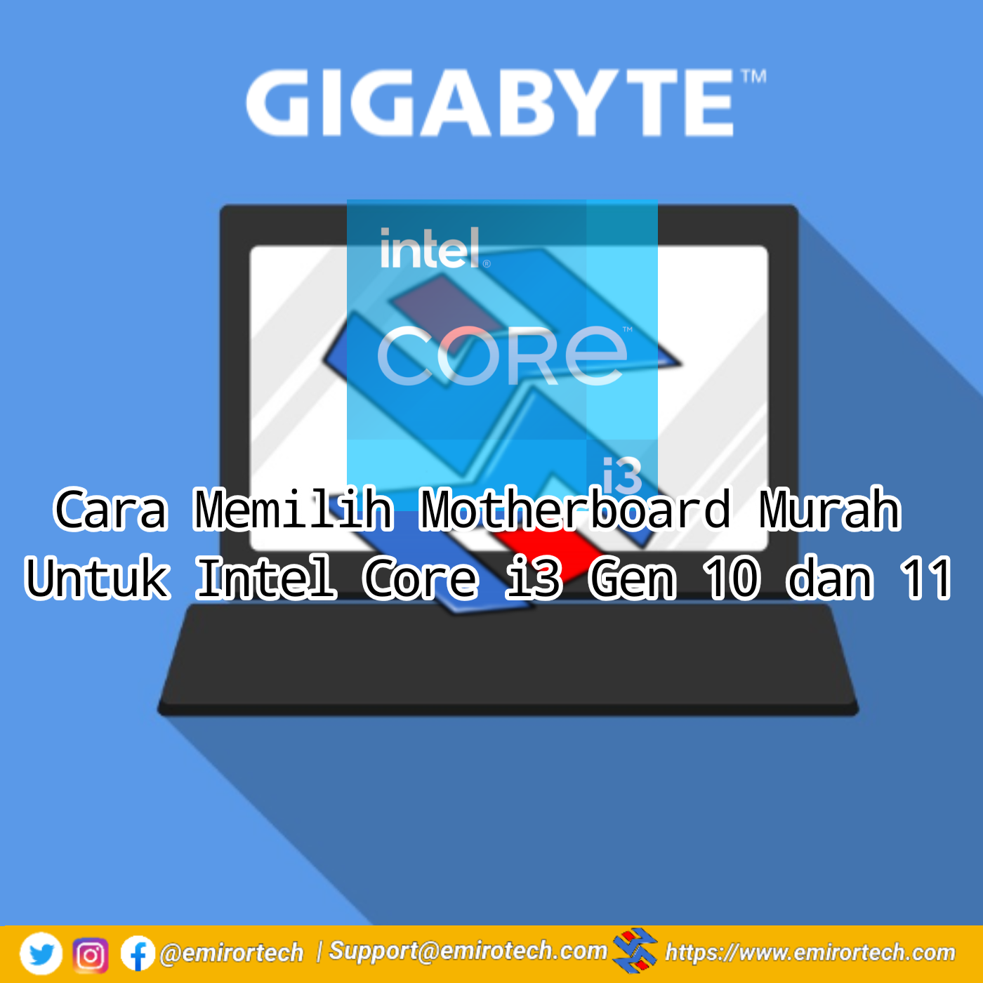 Cara Memilih Motherboard Murah Untuk Intel Core i3 Gen 10 dan 11