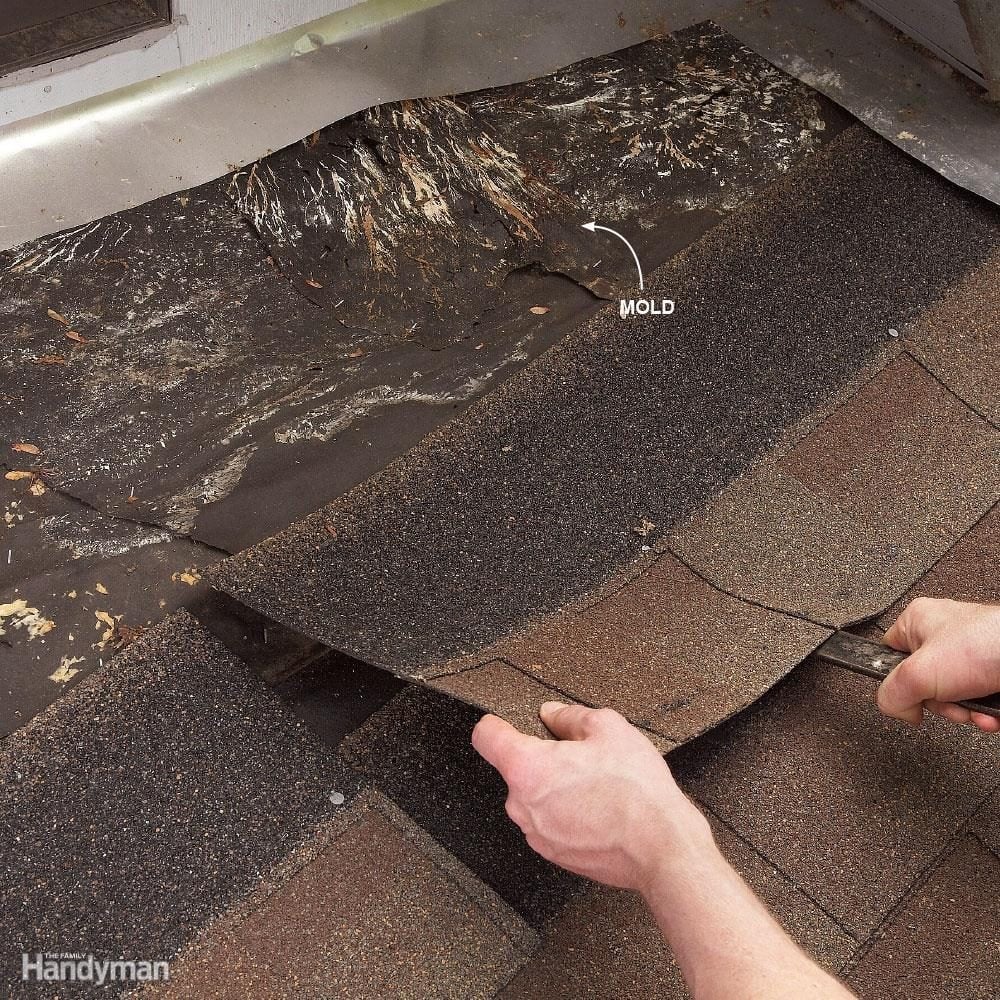 12 Roof Repair Tips Find And Fix A Leaky Roof Family Handyman