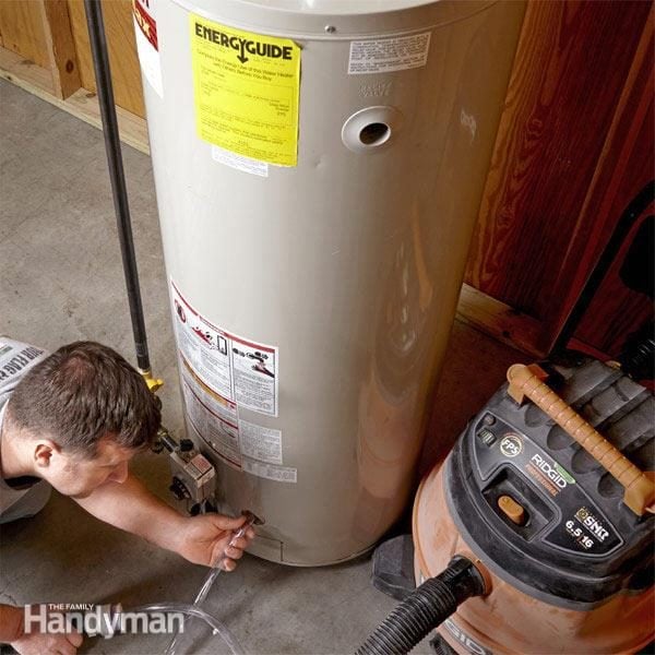 How To Flush A Water Heater Family Handyman