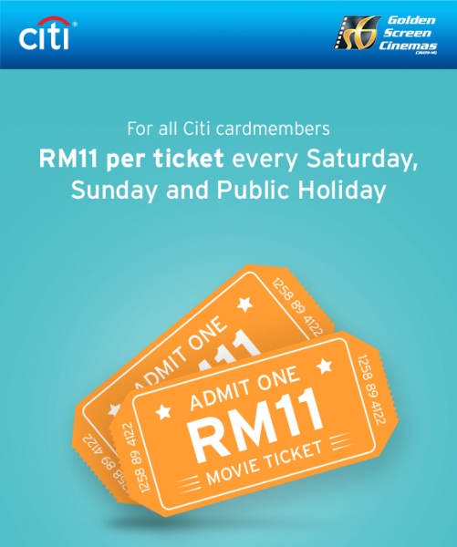 GSC Citibank Promotion - RM11 Flat Price