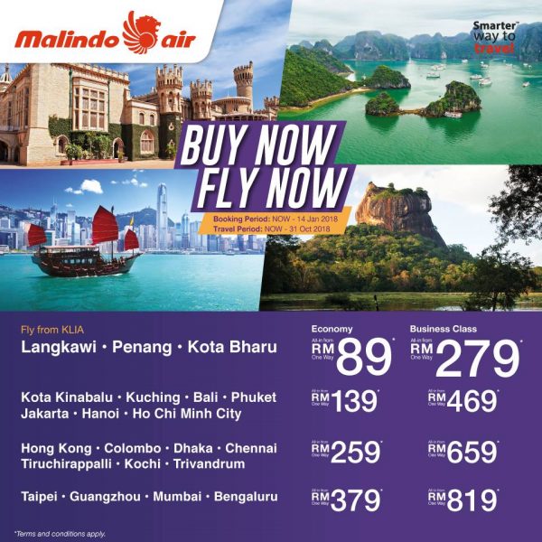 Malindo Air promotion 2018