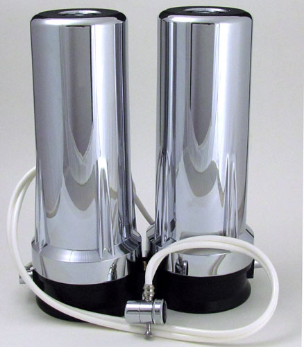 Countertop 2-canister Radiation Water Filter