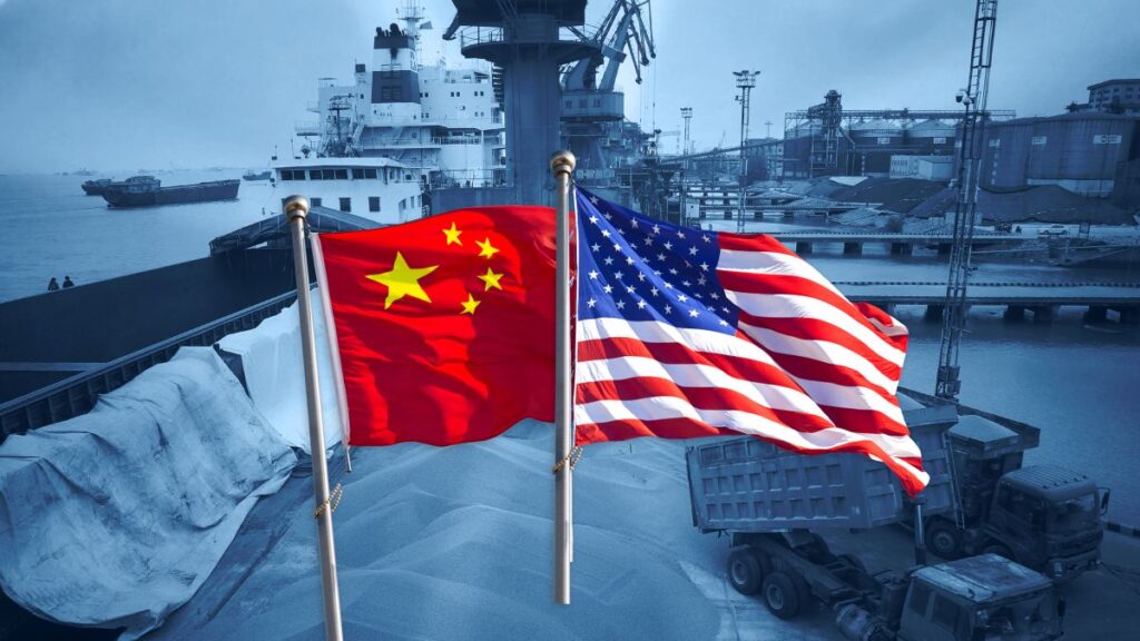 中国和美国争执不休
